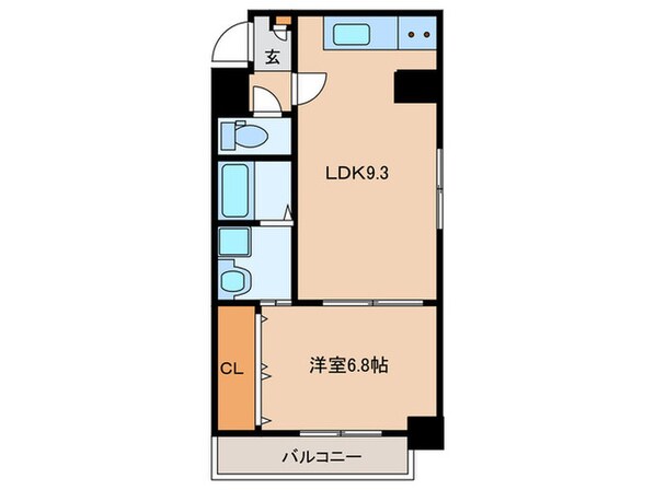 JCE南森町の物件間取画像